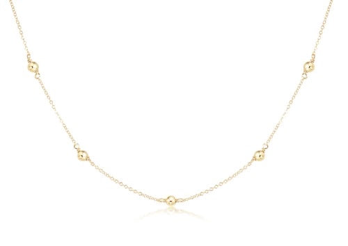 enewton Choker Simplicity Chain Gold - Classic 4mm Gold