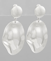 Clip On Modern Wave Earring - 2 colors