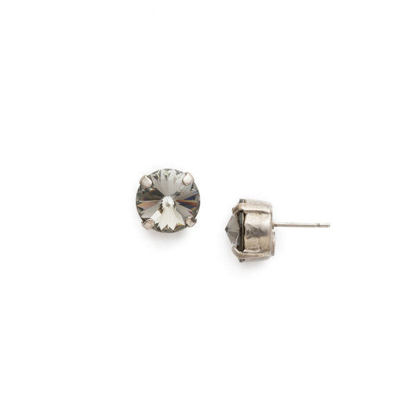 Sorrelli Round Crystal Stud Earrings