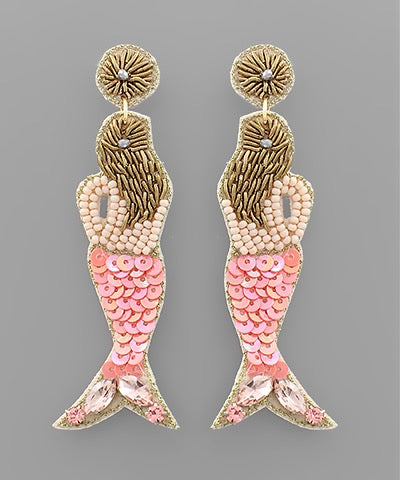 Mermaid Earrings - 3 Colors