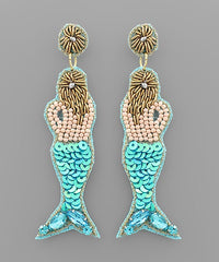 Mermaid Earrings - 3 Colors