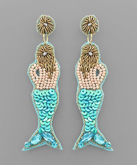 Mermaid Earrings - 3 Colors