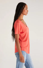 Z SUPPLY KASEY MODAL V-NECK TEE-2 COLORS