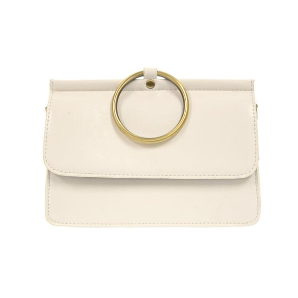 Aria Ring Purse - White