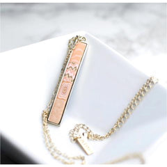 Jilzarah Vertical Bar Necklace