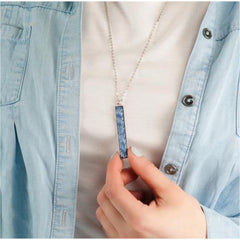 Jilzarah Vertical Bar Necklace