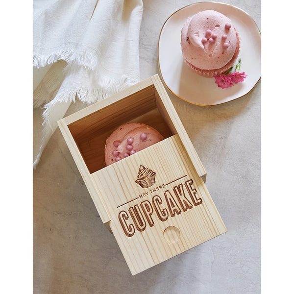 Cupcake Wood Box