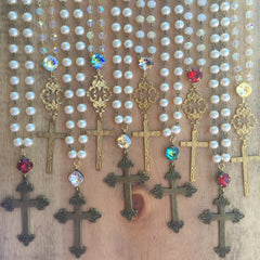 Swarovski Crystal and Cross Necklaces