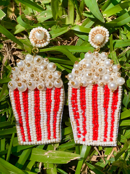 Popcorn Bucket Earrings