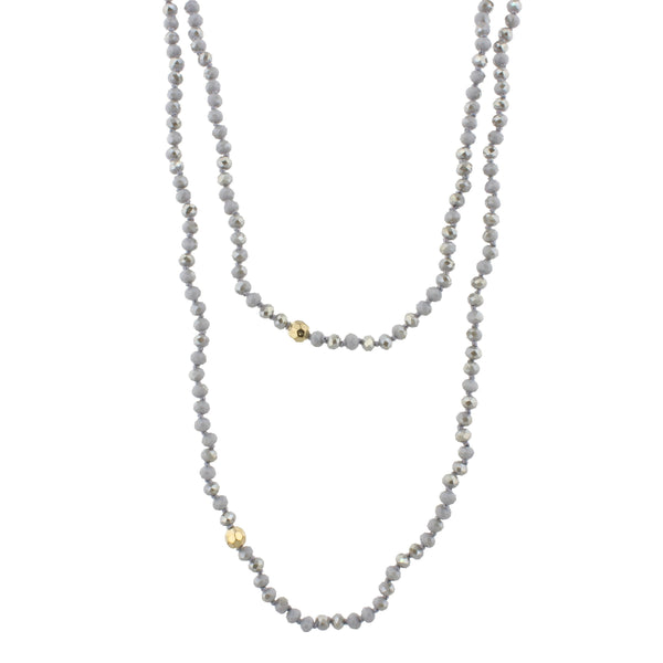 Jane Marie Hand Knotted Wrap Necklace