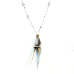 Jane Marie Baby Blue Cord Necklace