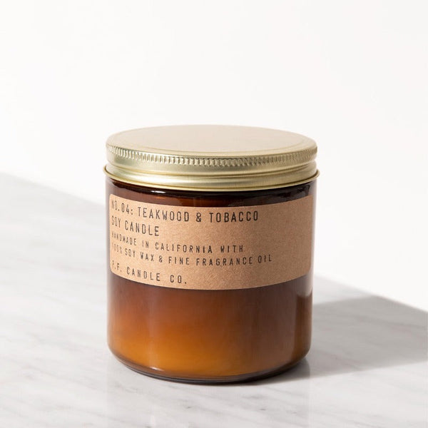 P.F. Candle Company | No.04 | Teakwood & Tobacco | Candle