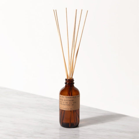 P.F. Candle Company | No.04 | Teakwood & Tobacco | Reed Diffuser