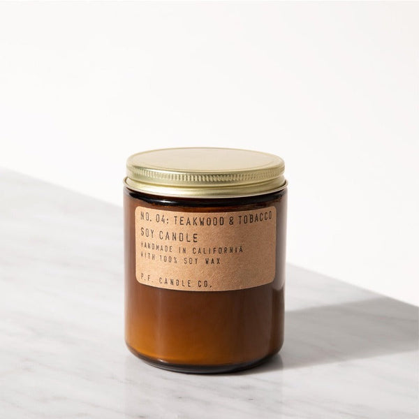 P.F. Candle Company | No.04 | Teakwood & Tobacco | Candle