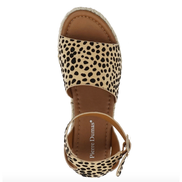 Topic Espadrille Platform Sandal in Cheetah