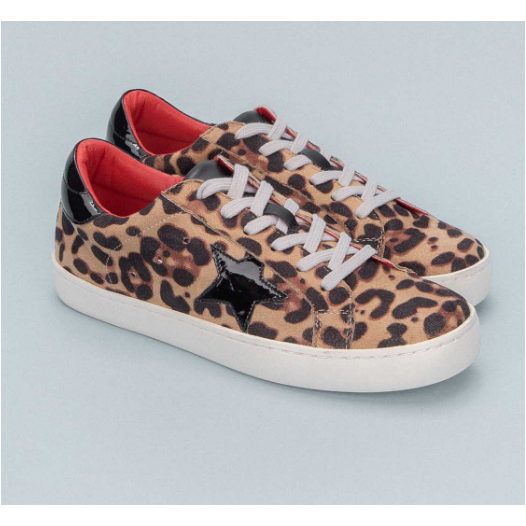 Leopard Star Sneakers