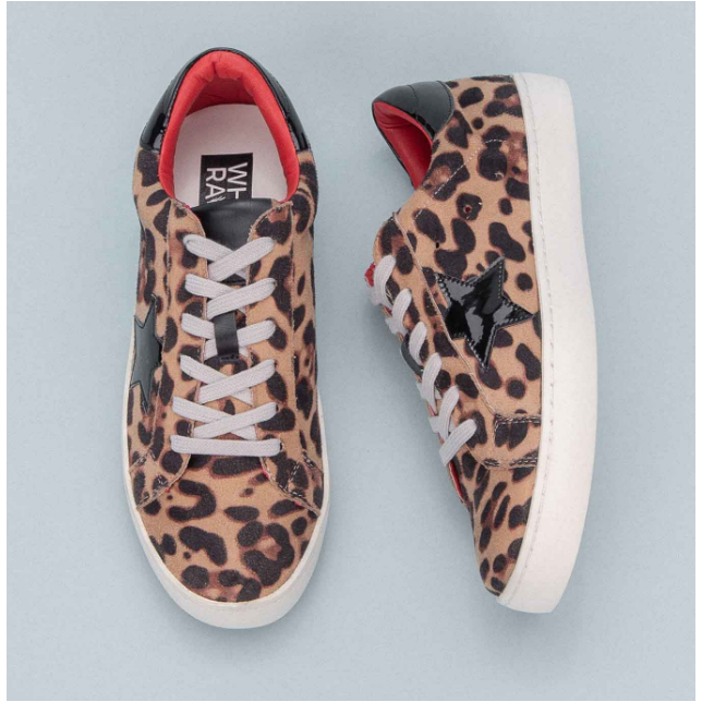 Leopard Star Sneakers A Little Bird Boutique