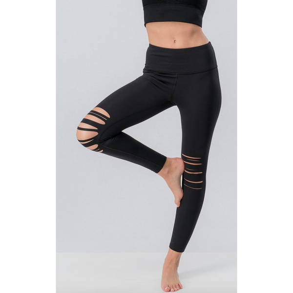 Slit Knee Leggings