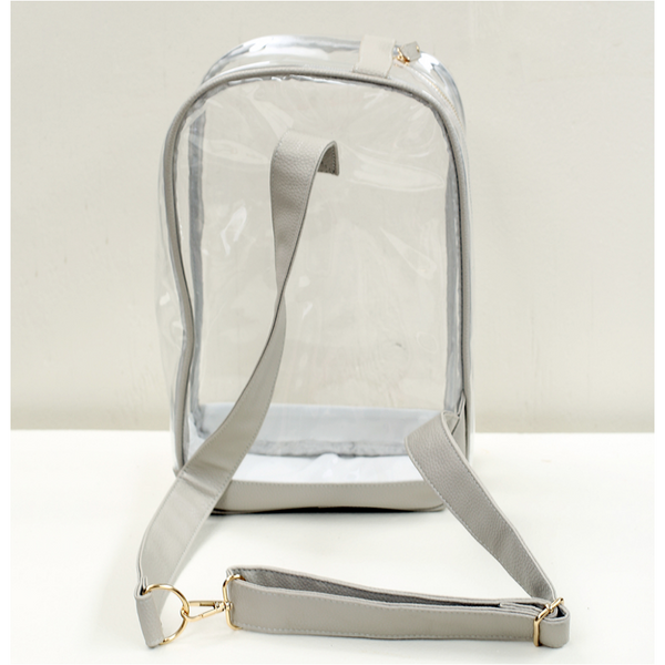Ultimate Clear Back Pack in Gray