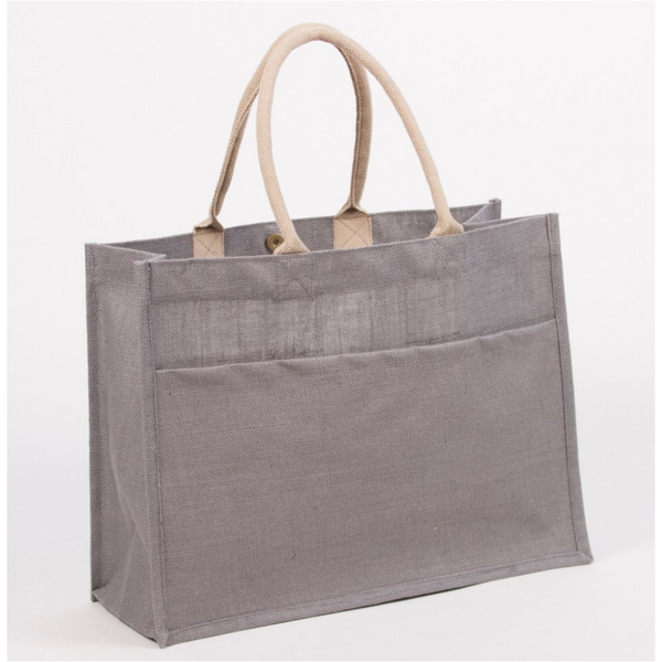Jute Pocket Tote