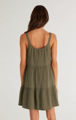 Z Supply Danny Gauze Mini Dress | Olive