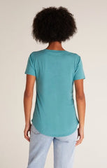 Z Supply Pocket Tee in Cabana Teal