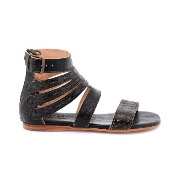 Bed Stu Artemis Sandal In Black Hand Wash