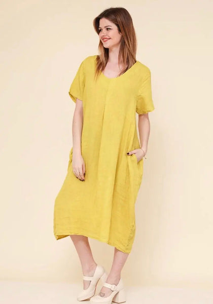 Rome In a Day Linen Dress