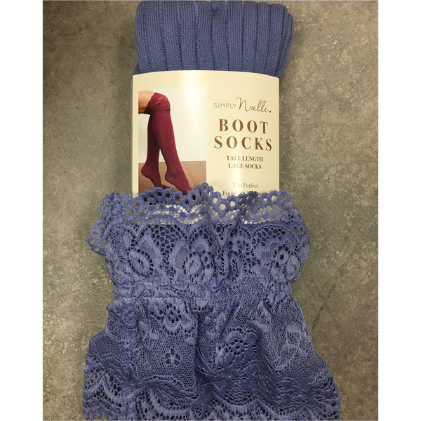 Simply Noelle Tall Lace Sock