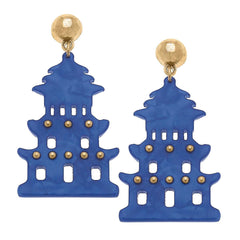 Gia Pagoda Resin Earrings