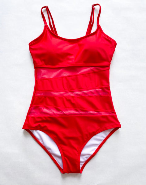 Pool Party One Piece Bathing Suit - 3 Colors