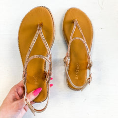 All Star Sandals in Rose Gold