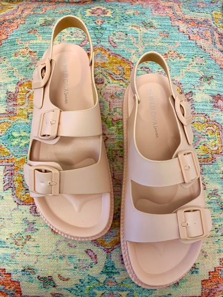 Amber Pinkie Nude Sandal