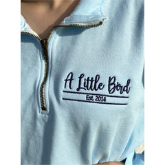 Little Bird Boutique Logo Quarter Zip Jacket