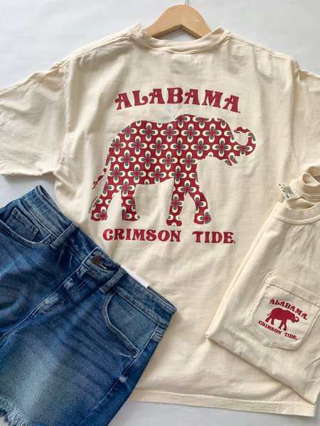 Alabama Elephant Petals T-Shirt
