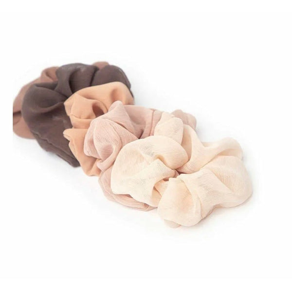 Kitsch Crepe Scrunchies - 5 Pack